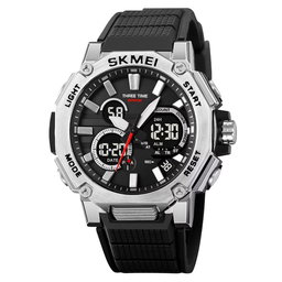 Skmei 2223 Jam Tangan Pria Dual Time Rubber