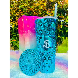 Diamond Barbie Tumbler with Straw - 710ml