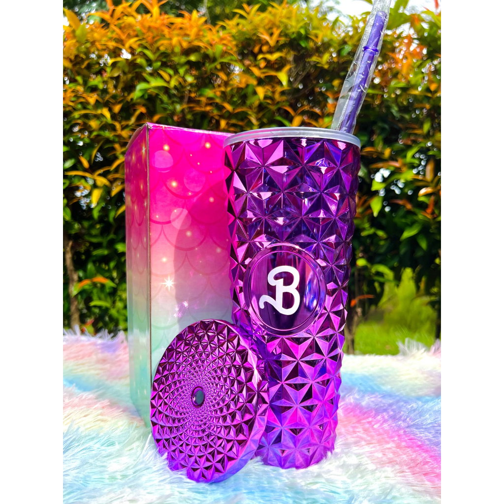 Diamond Barbie Tumbler with Straw - 710ml_2