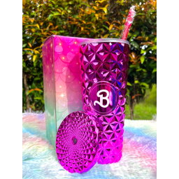 Diamond Barbie Tumbler with Straw - 710ml