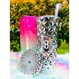 Diamond Barbie Tumbler with Straw - 710ml
