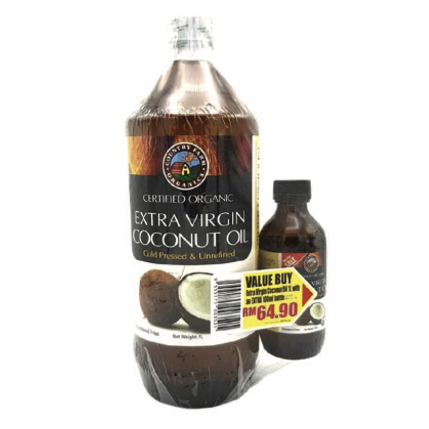 Country Farm Extra Virgin Coconut Oil 1L
