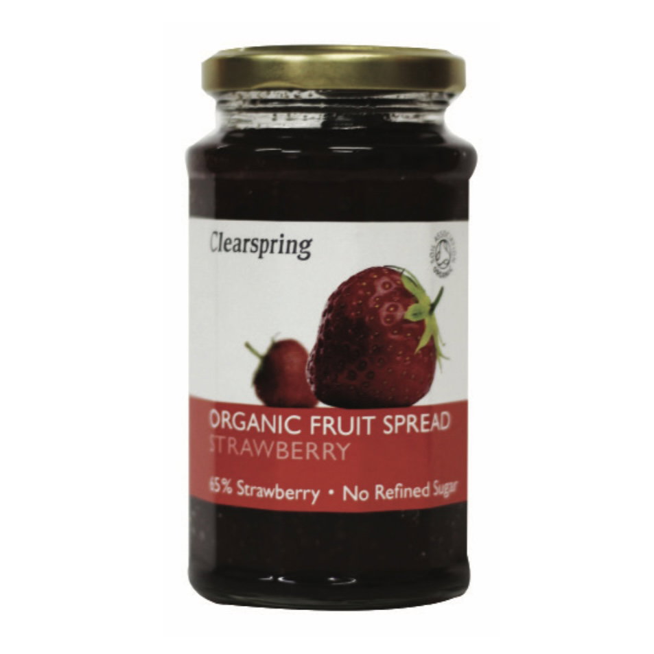  DF Clearspring Organic Strawberry Spread Clearspring Org Strawberry Spread 有机草莓酱 290 gm_0