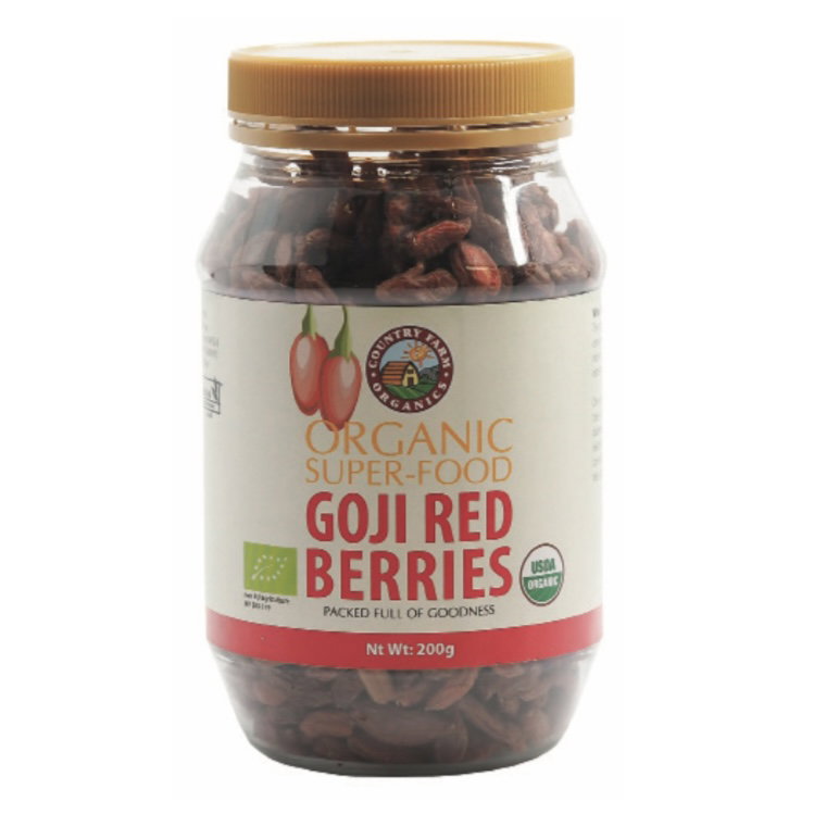  DF Country Farm Org Goji Red Berries 有机枸杞子 200g_0