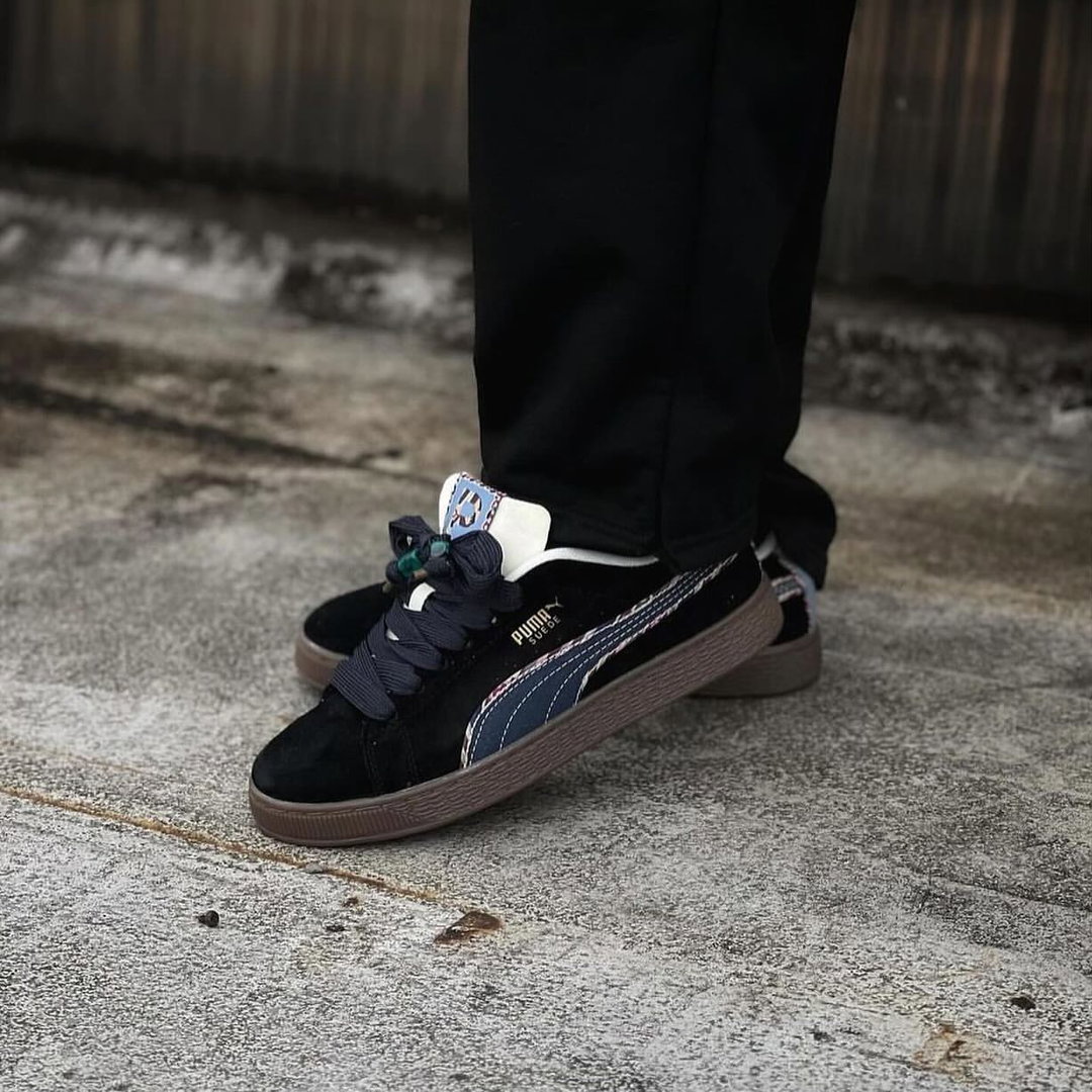 Puma Suede BZ EMB "Black Navy"
