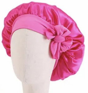 Plain Adjustable Patterned Kiddie Wide-Band Bonnet_4