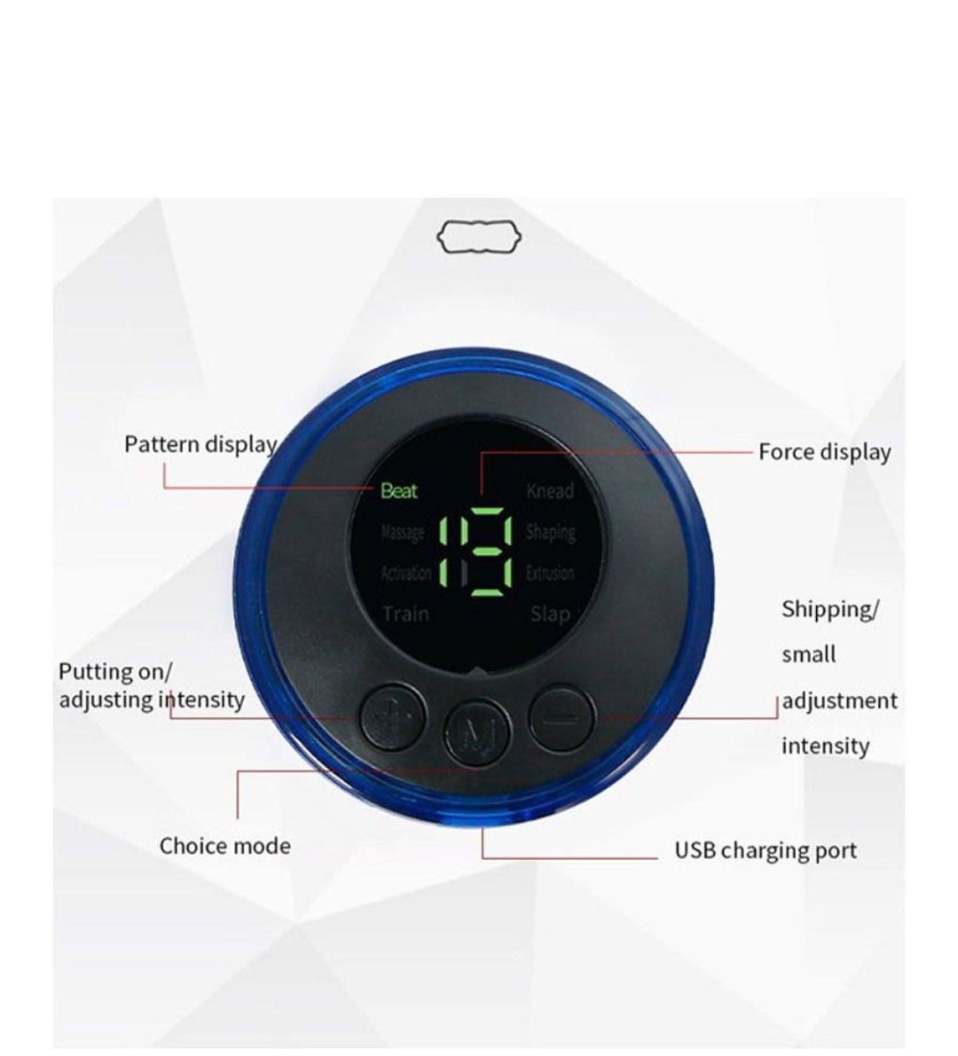 Mini EMS Muscle Stimulator AD-460_1