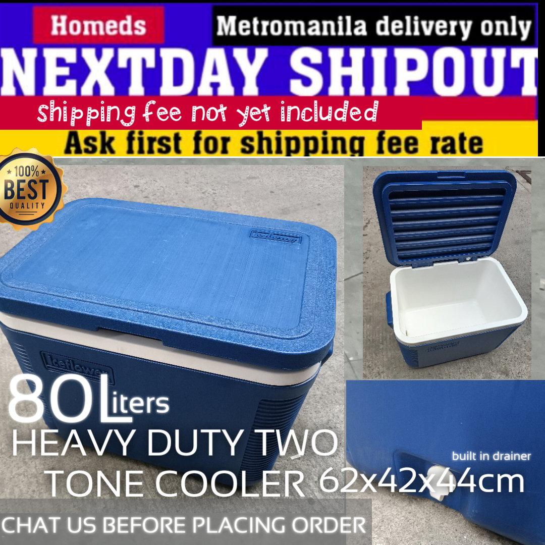Ice cooler heavy duty two tone 80Liters_0
