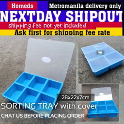 Sorting tray with cover