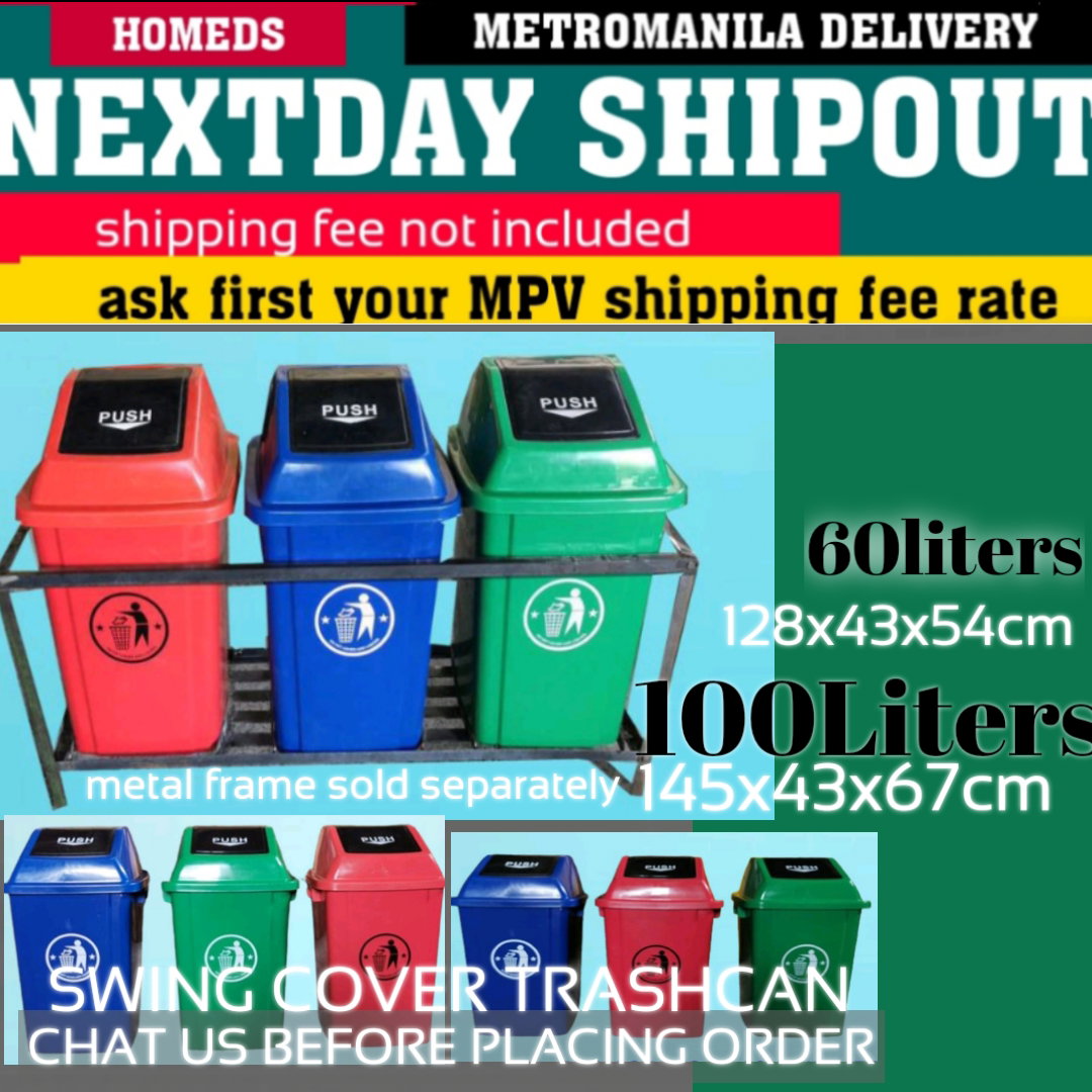 Quality swing cover trashcan_0