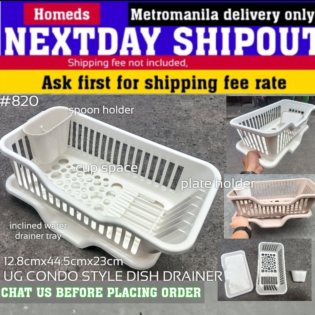 uG Condo space saving dish drainer with tray_0