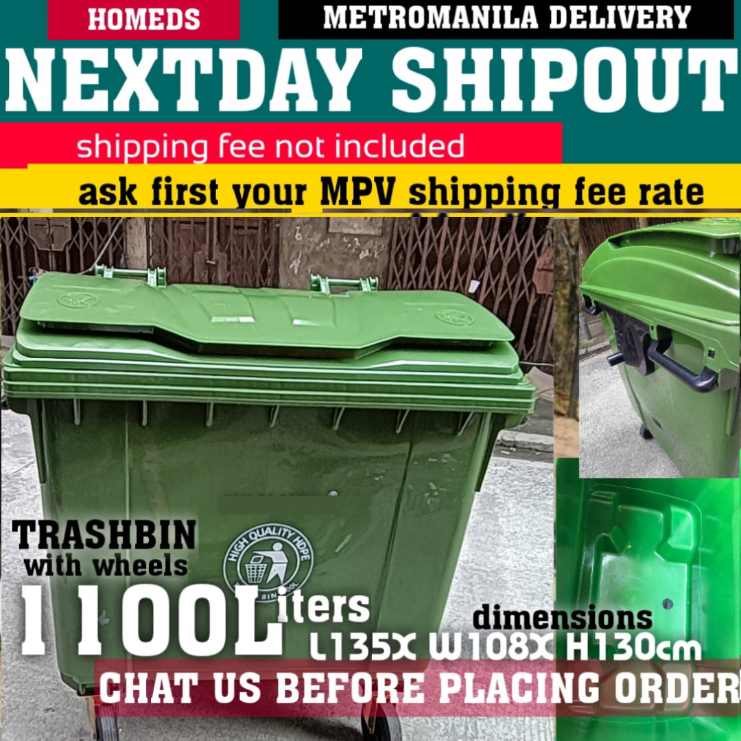 1100Liters Rollingbin trashcan with wheels_0