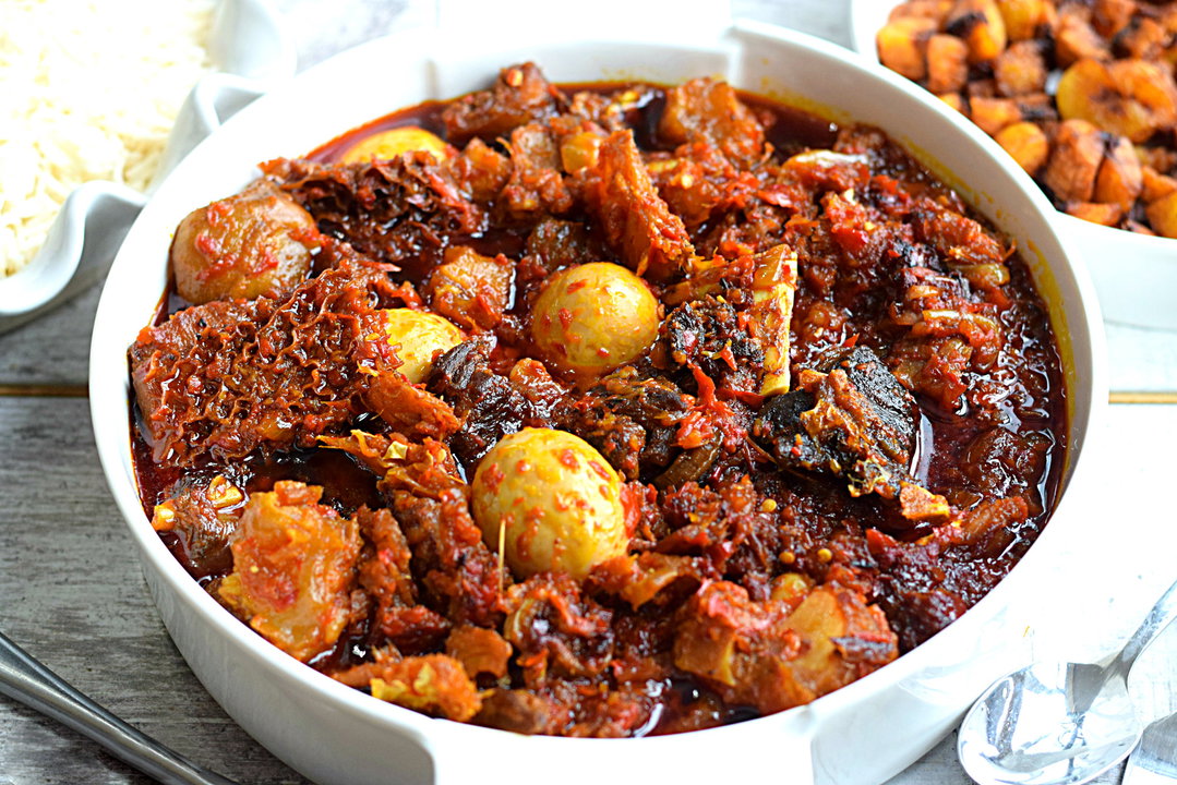 Palm Oil Stew with Dry Fish