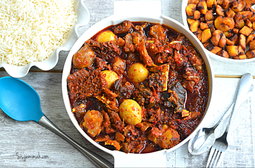 Palm Oil Stew with Dry Fish