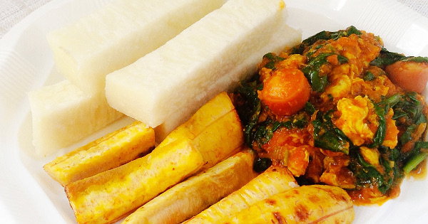 Fried Yam & Egg Sauce_2