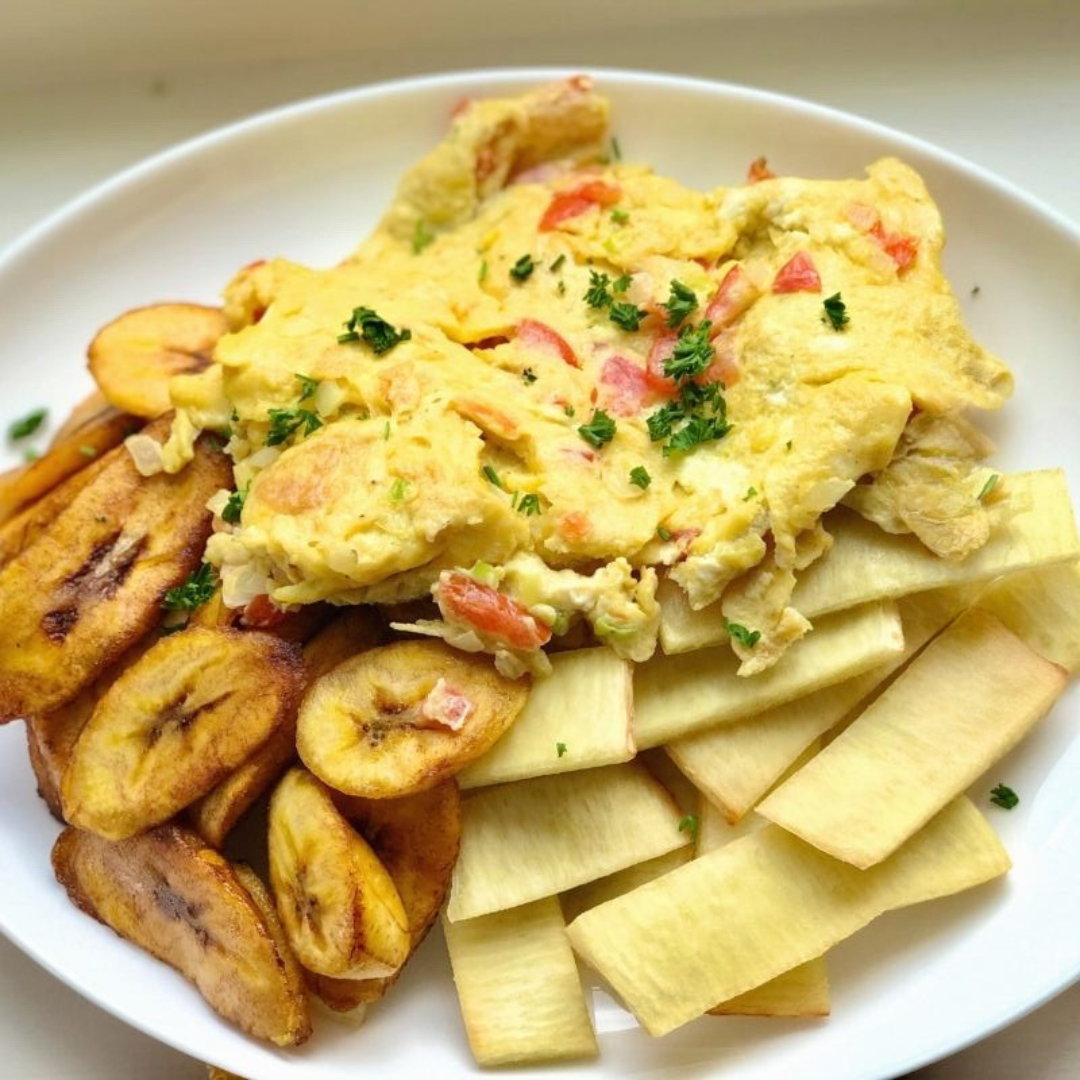 Fried Yam & Egg Sauce_1