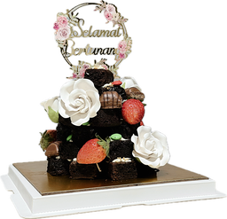 Intimate Brownie Tower