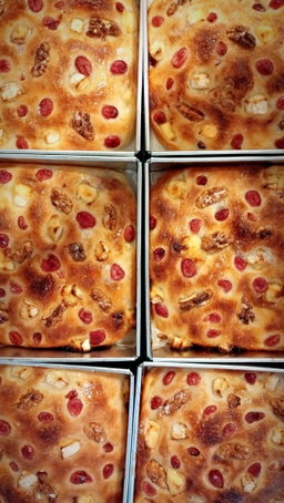 Brie Cranberry & Walnut Focaccia 