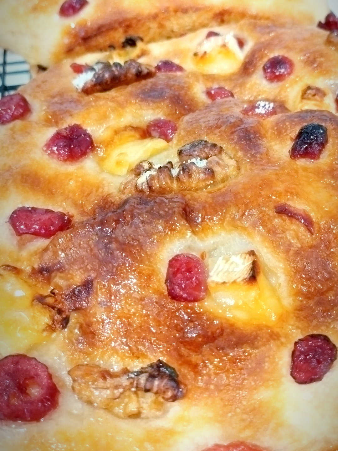 Brie Cranberry & Walnut Focaccia 
