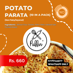 Potato Parata (10 in a pack) - Non flaky