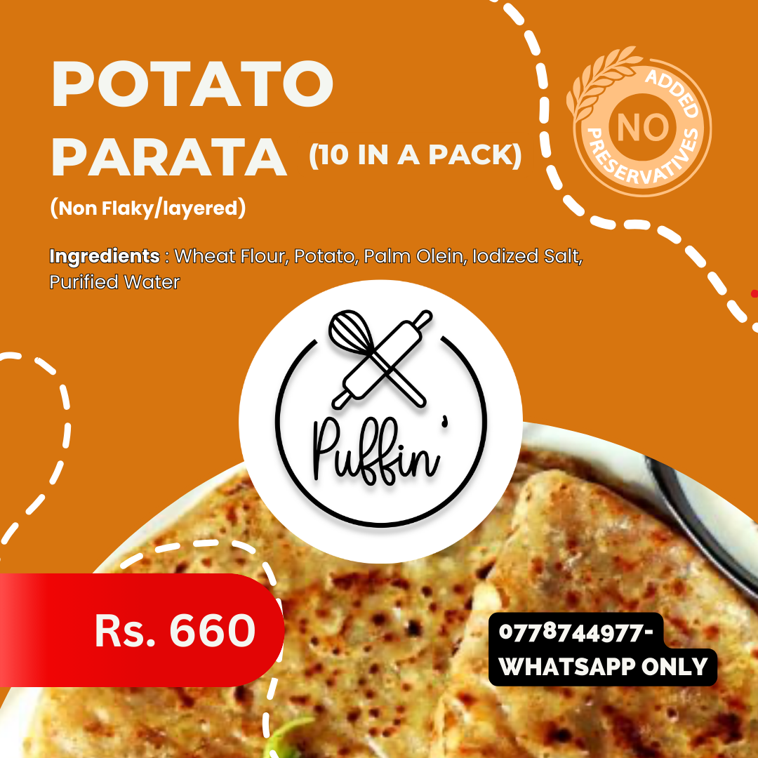 Potato Parata (10 in a pack) - Non flaky