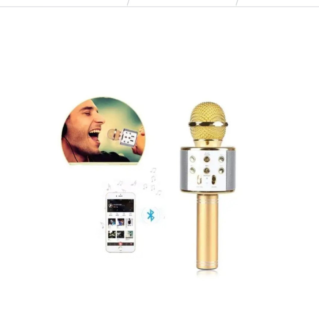 Wireless Portable Bluetooth Karaoke Microphone_1