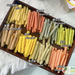 Zoey Rainbow Cheese Sticks (±100g)