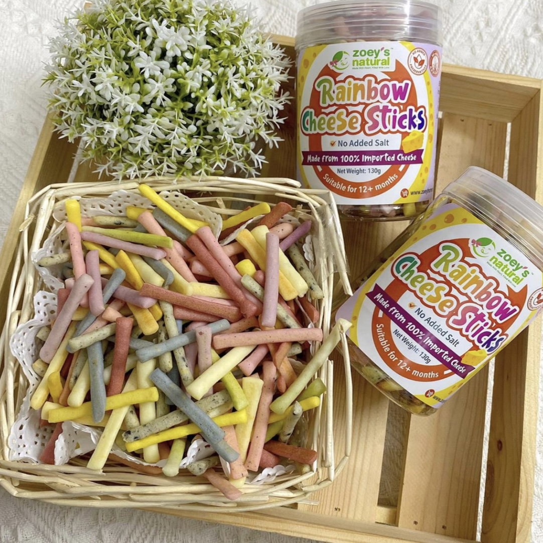 Zoey Rainbow Cheese Sticks (±100g)_0
