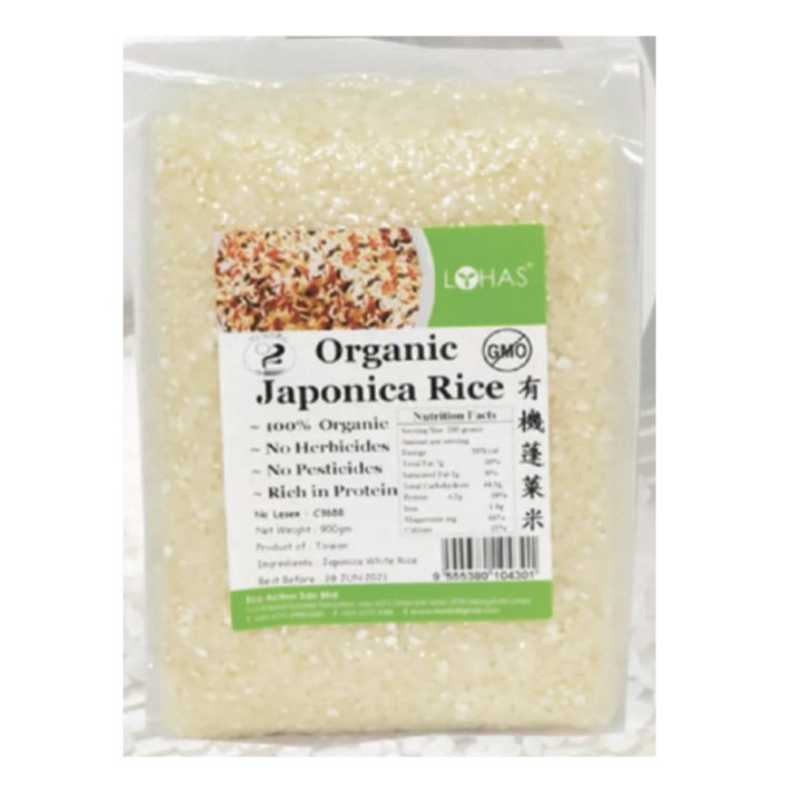 DF Lohas Organic Japonica Rice 有机逢莱米 900 g