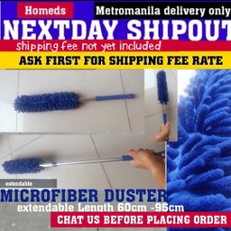 Micro fiber duster extendable rod