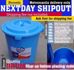 Orocan utility drum water container