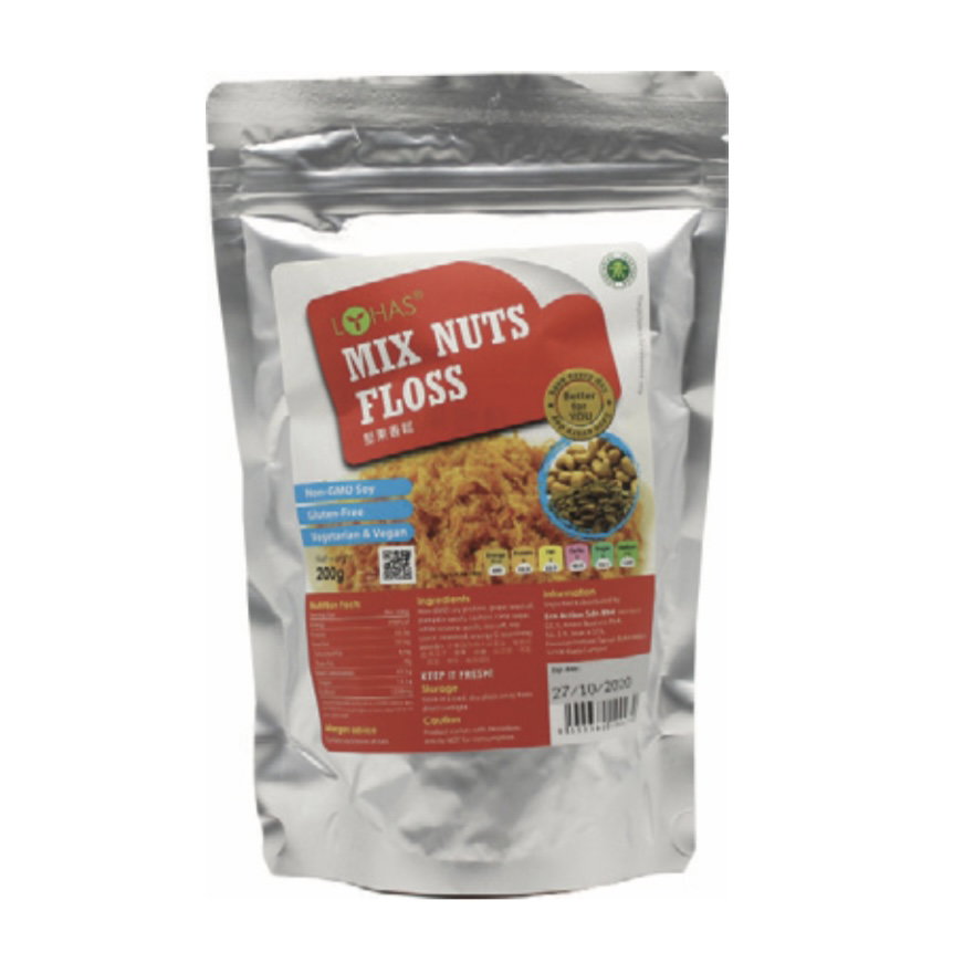 DF Lohas Mix Nuts Floss 坚果香松 200g_0