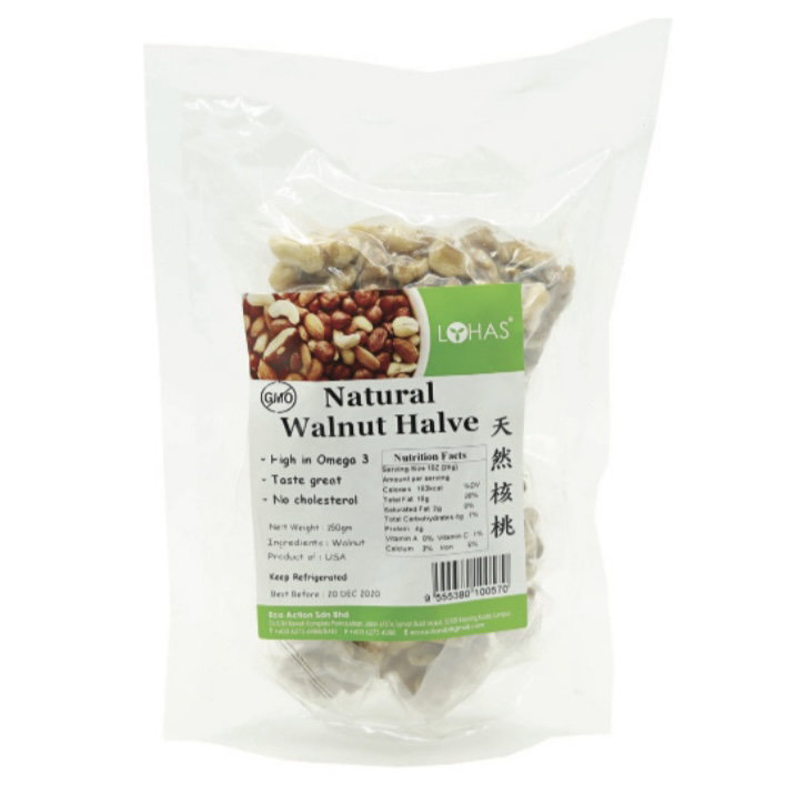 DF Lohas Natural Walnut Halve 天然核桃 150g_0