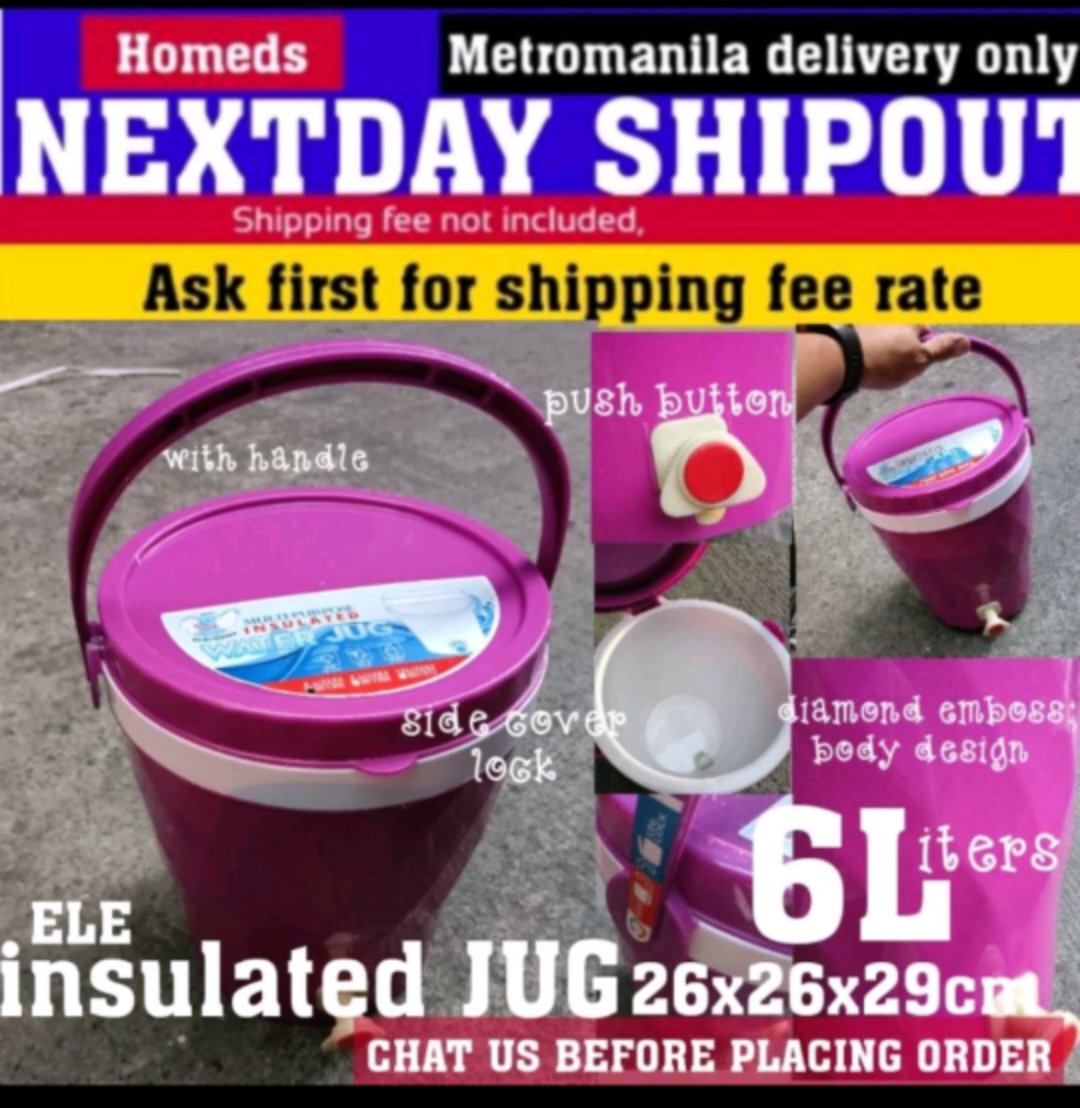 NK insulated water jug with faucet 6Liters