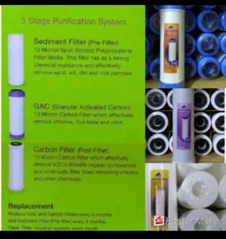 Empress 3in1 water filter refill(sediment, CBF,GaC)