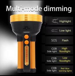 High Grade Flashlight With Power Bank