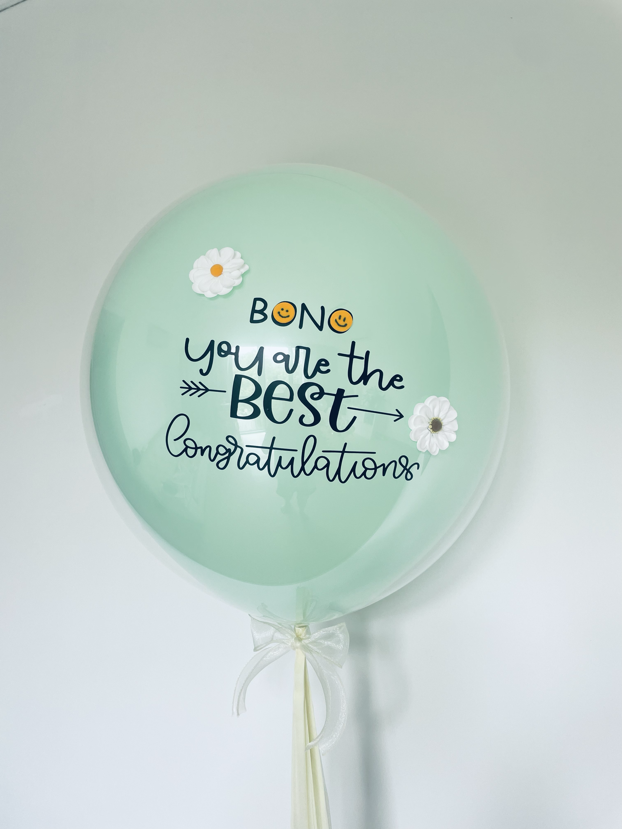 24"Macaron balloon with Clay flowers_2