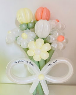 Flower Balloons Hand Bouquet