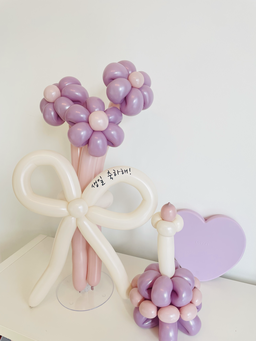 Balloon Flower Stalk Bouquet_Daisy_3stalks