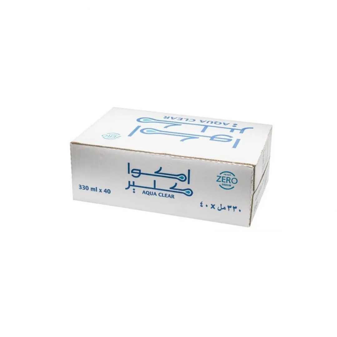 AQUACLEAR WATER  200 ml - 40 BOTTLES /  BUY 10 Ctn_0