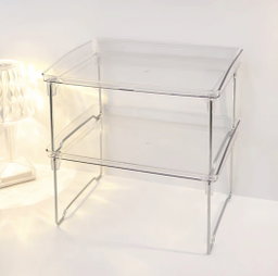 Clear mini desk