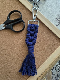 Macrame Keychain - Braided 