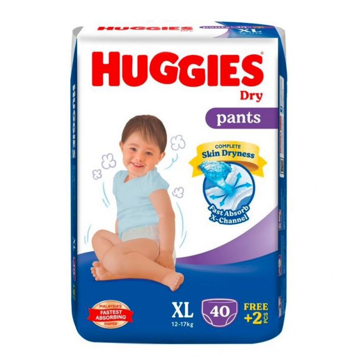 HUGGIES DRY PANTS SJP XL40 1X40'S