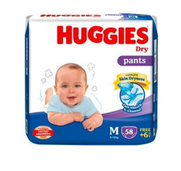 HUGGIES DRY PANTS SJP M58 1X1PACK