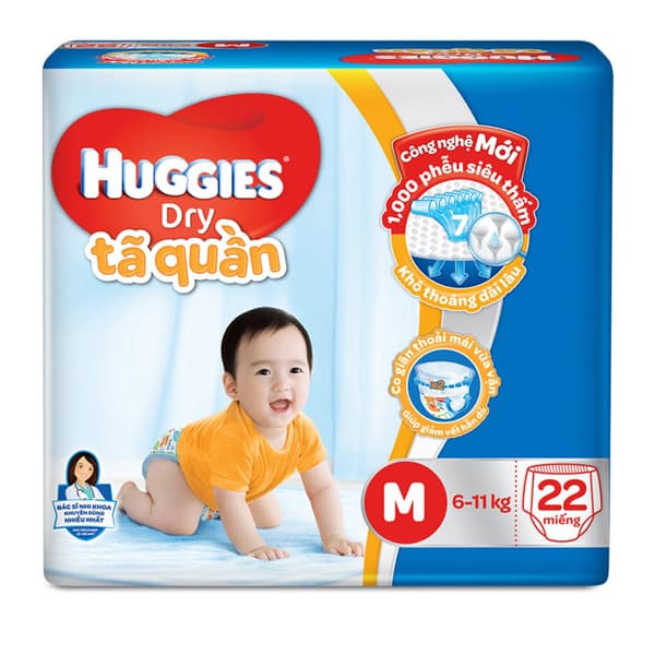 HUGGIES DRY M22 1 x 1PACK