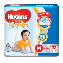 HUGGIES DRY M22 1 x 1PACK