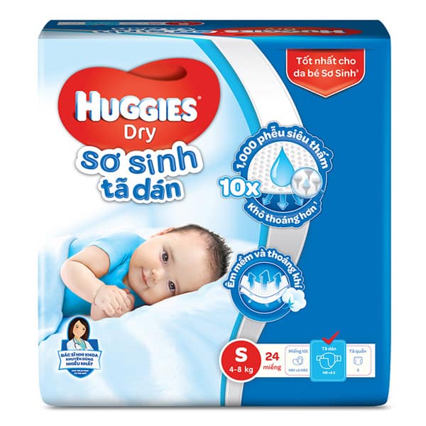 HUGGIES DRY S24 1 x 1PACK