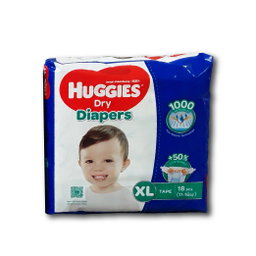 HUGGIES DRY XL18 1 x 1PACK