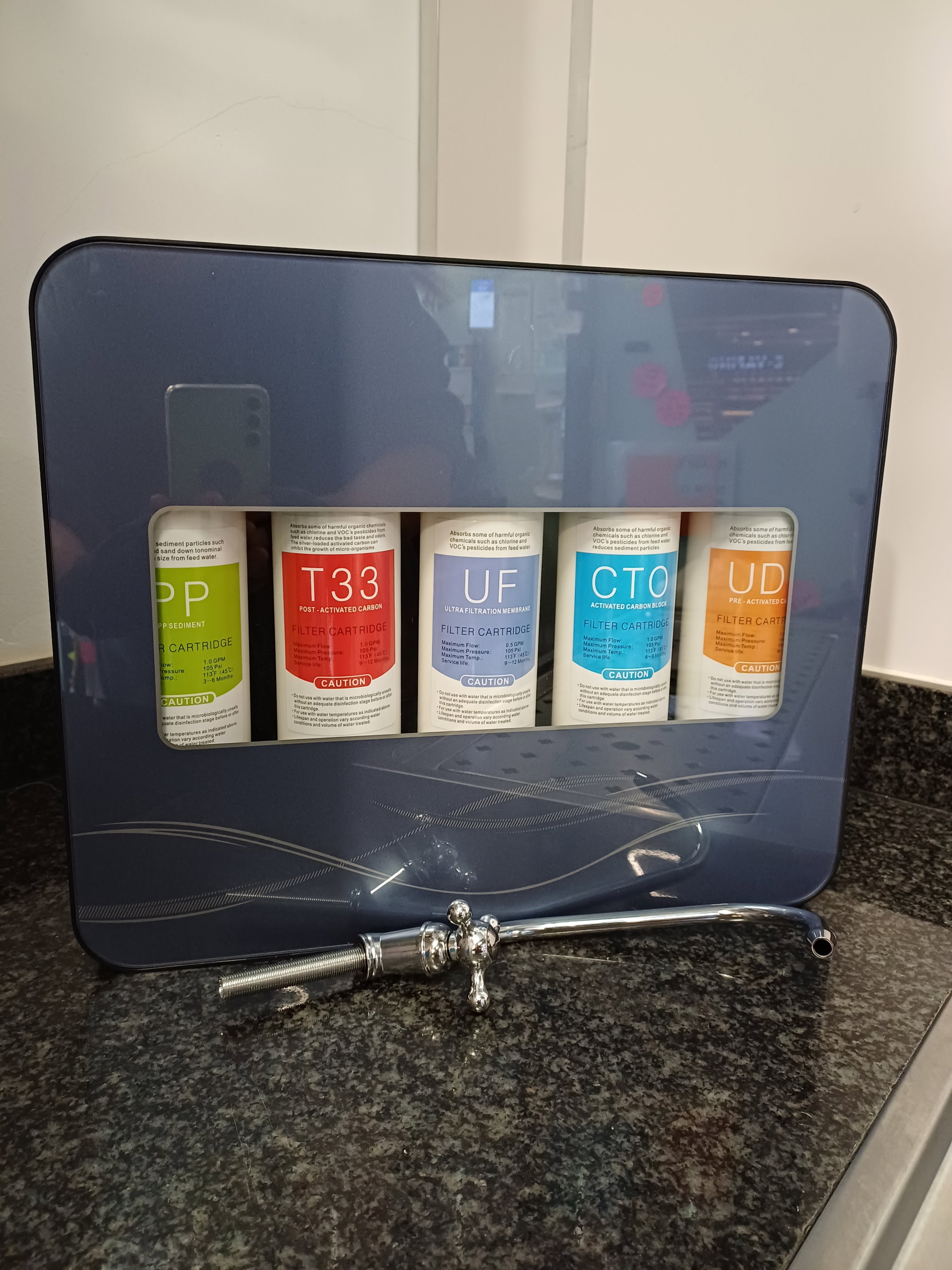 5 stage Ultra Filtration System - with stainless steel tap - Compact (excl installation)_0