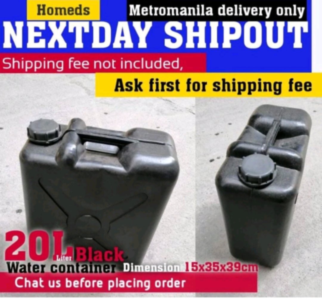 Black water container